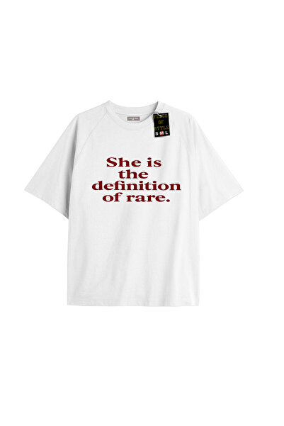 Flood Of Style Alb supradimensionat tricou onadir Design special