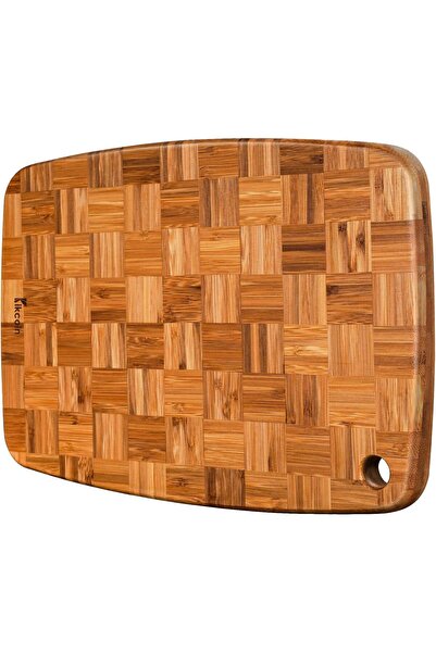 Generic Kikcoin Bamboo Cutting Boards for Kitchen, Wood Cutting Board Choppin...