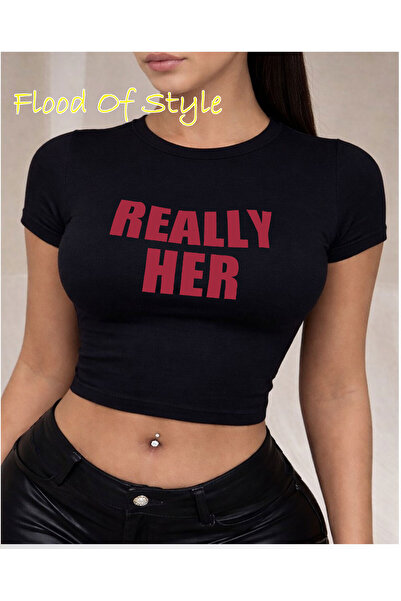Flood Of Style Black Babby Tee Reallyher Special Design