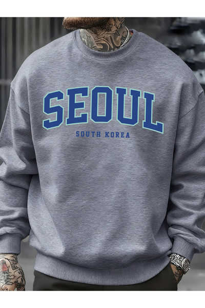 Tarzsokak سترات رجالية مطبوعة من سيول كوريا الجنوبية صوف الفليس سترة هيب هوب ...