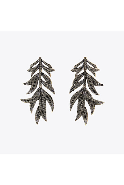 neslyaccessories Night Leaf Sparkle Earrings