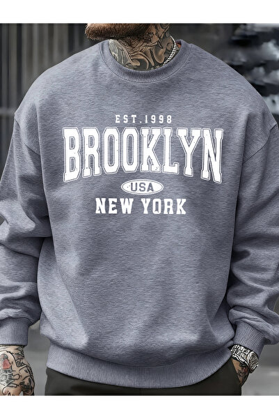 Tarzsokak بروكلين نيويورك الولايات المتحدة الأمريكية سترة رجالية مطبوعة على ط...