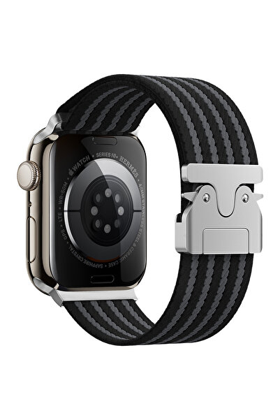 Dexmon Watch 11-10 9 8 7 6 Ultra Se Compatible 44 45 46 49mm Nylon Fabric Mes...