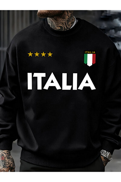 Tarzsokak سترة بتصميم العلم الإيطالي للرجال، سترات رياضية كبيرة الحجم للخريف،...