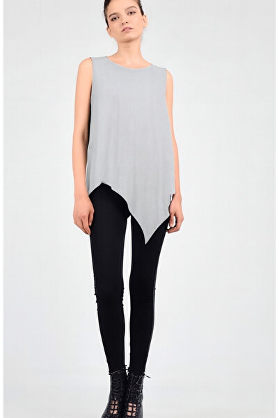 arakan Women's Asymmetrical Cut Sleeveless Blouse – Comfortable Fit Stylish B...