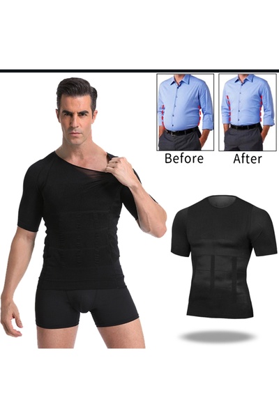 CHARM ملابس داخلية رجالية نصف الأكمام من نوع كورسيه