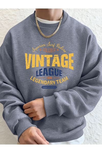 Tarzsokak سترة رجالية مطبوعة بتصميم فريق League Legendary Team من Vintage Leg...