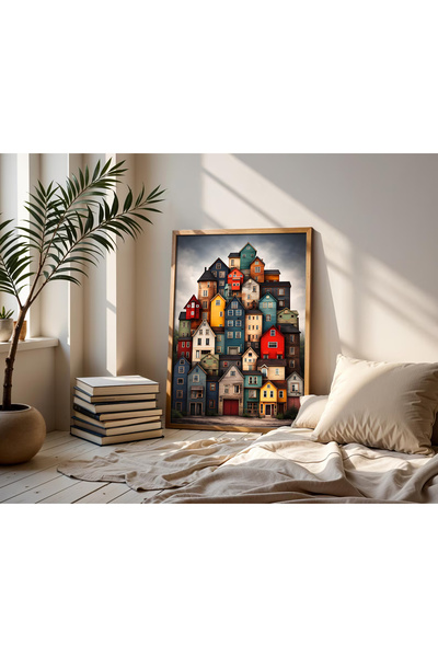 alphobitasarım Εικονογράφηση Αρχιτεκτονικής Σκανδιναβικού Στυλ - Διακοσμητική...