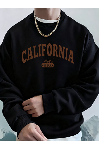 Tarzsokak تي شيرت رجالي مطبوع عليه كاليفورنيا الولايات المتحدة الأمريكية شتاء...