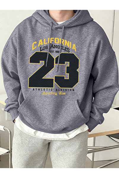 Tarzsokak كاليفورنيا أثليتيك ديفيزيون رقم 23 مطبوع هودي للرجال سترات رياضية ن...