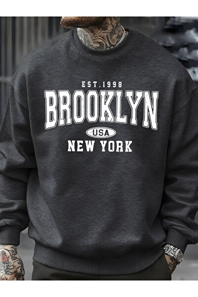 Tarzsokak بروكلين نيويورك الولايات المتحدة الأمريكية سترة رجالية مطبوعة على ط...