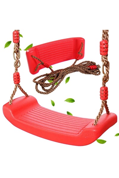 VERK Durable Outdoor Swing, Red