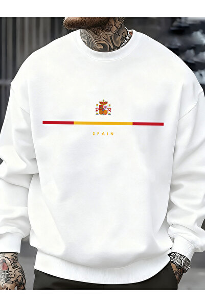Tarzsokak تي شيرت بتصميم الشعار الوطني لإسبانيا تي شيرت هيب هوب P صوف الفليس ...
