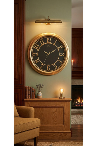 Galaxy Premium Gold Serisi Dekoratif Büyük Boy Duvar Saati