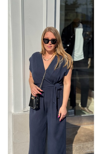 JANNA BUDAK BOUTİQUE Lacivert Kruvaze Tulum