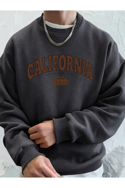 Tarzsokak تي شيرت رجالي مطبوع عليه كاليفورنيا الولايات المتحدة الأمريكية شتاء...