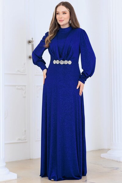 Esilanur Elisa Tesettür Abiye Saks