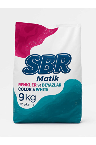Home SBR MATİK 9 KG RENKLİLER VE BEYAZLAR TOZ DETERJAN