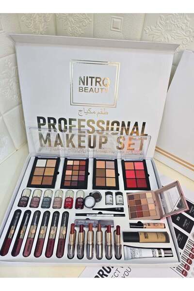 NITRQ BEAUTY مجموعة مكياج نيتريك بيوتي بوكس ​​الكاملة لإطلالة مثالية