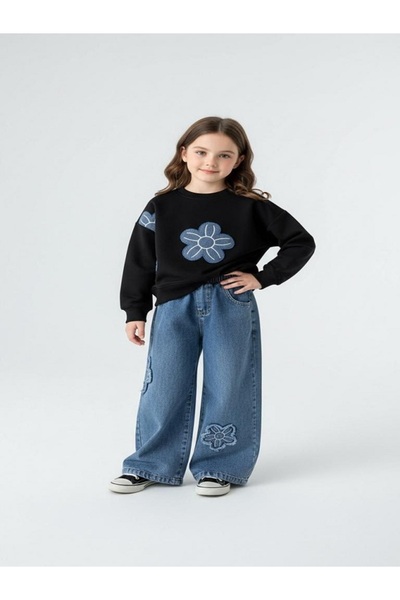 SOFT طقم بنطلون جينز من إنسيلا سويت مكون من قطعتين للفتيات