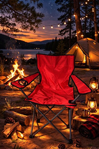 rkmstore Kamp Sandalyesi Taşıma Çantalı Katlanır 1. Kalite