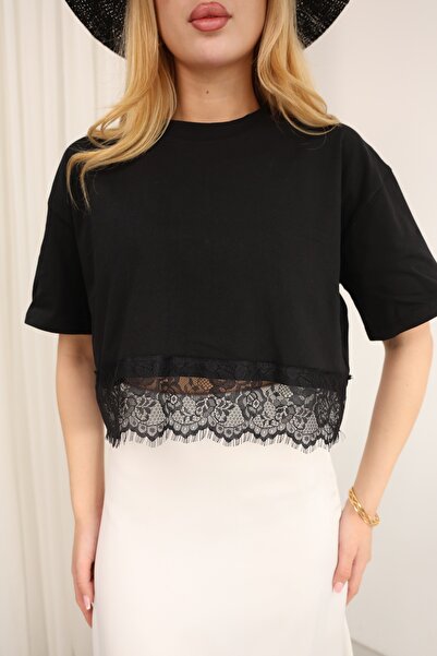 GRODYT Black Lace Pack Stylish Blouse, Modern and Comfortable Design for Ever...