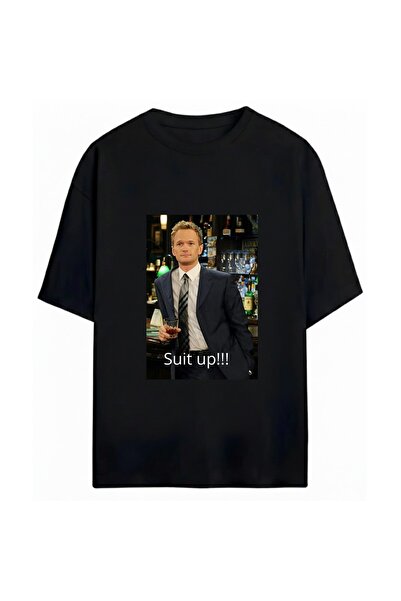 SVART WEAR تي شيرت How I Met Your Mother مطبوع للجنسين مقاس كبير 100% مكون من...