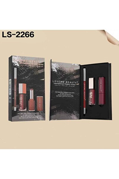 LAFME Beauty Small Makeup Set, Big Impact – Lipstick + Gloss + Eyeliner