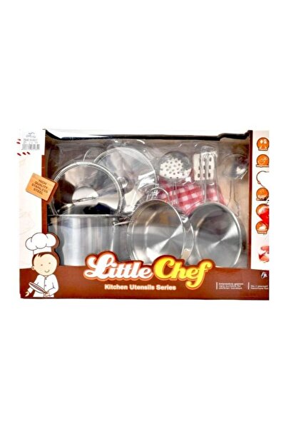 Toybox Rally Portable Sturdy And Durable Stainless Steel Pretend Kitchen Uten...