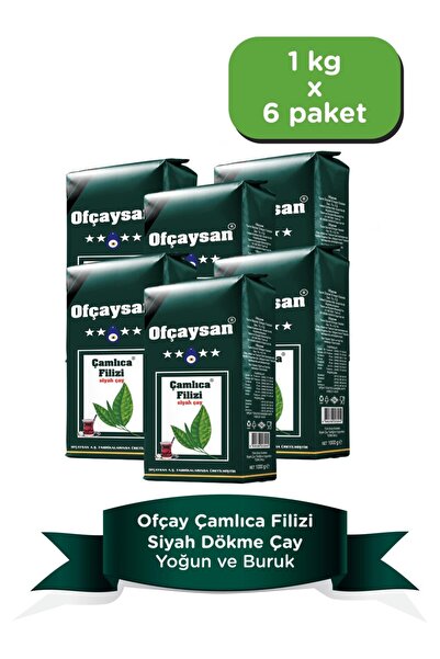 OFCAYSAN Ofçaysan Çamlıca Filizi Çayı 1000 gr x 6'lı