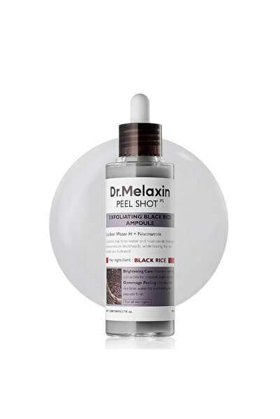 dr.melaxen امبولة الأرز الأسود من دكتور ميلاكسين المقشرة للبشرة لازالة الرؤوس...