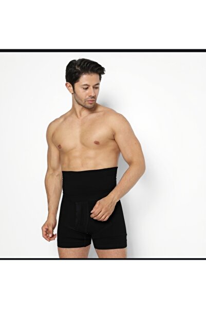 CHARM ملابس داخلية رجالية عالية الخصر للبطن والوركين يبرز انحناءات الجسم بوكس...