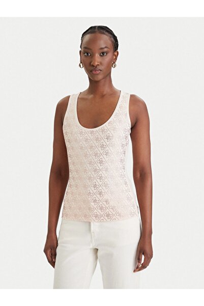 Guess W6GP10K2932 Sl 4G Allover Kadın Atlet