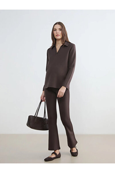 LC Waikiki بنطلون نسائي عالي الخصر من LCWAIKIKI للحوامل