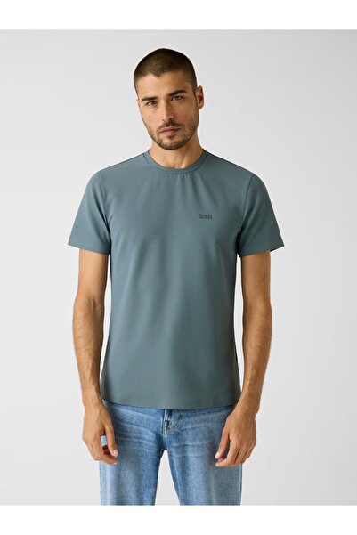 Guess M6RI19KD202 Ss Cn Νέας Τεχνολογίας Ελαστικό Ανδρικό Μπλουζάκι