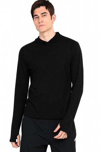 arakan Men's Lightweight Fabric Hooded Long Sleeve Sports Top-E2 241