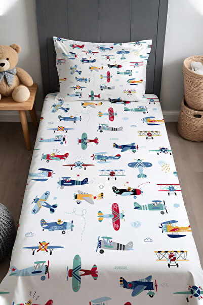 EVPANYA رينكلي فلوت رينج منقوش غطاء سرير وغطاء وسادة