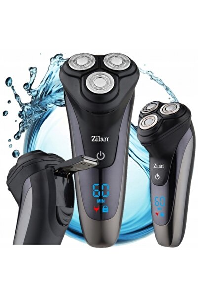 Zilan Electric shaver ZLN8733, 3 rotating heads, IPX6 waterproof, LED display