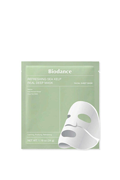 Biodan BioDance Refreshing Seaweed Sheet Face Mask - 34g