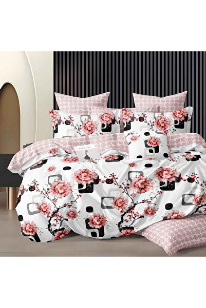 Patul Fine Cotton Linen, Sulphur, Double Bed, 2 Persons, 6 Pieces