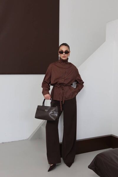 Amaze KALİTE EKOSE BELDEN BAĞCIKLI GÖMLEK