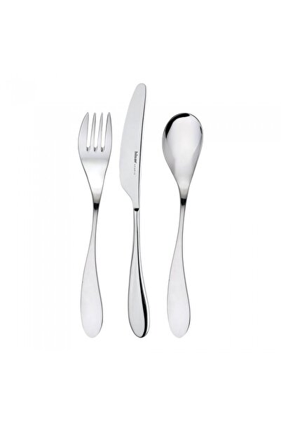 Hisar 30-piece serving cutlery set HISAR, stainless steel, silver