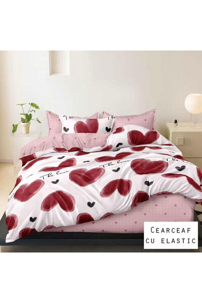 Patul Lenjerie Bubmac Finet, Pucioasa, Pat Dublu, 2 Persoane, Cearceaf cu ela...