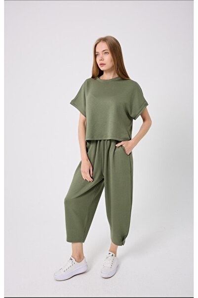 THEK BUTİK Half-Sleeved Shalwar Suit