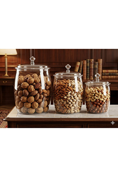 HUTUL AL JAZIRA Acrylic nut/spice storage containers