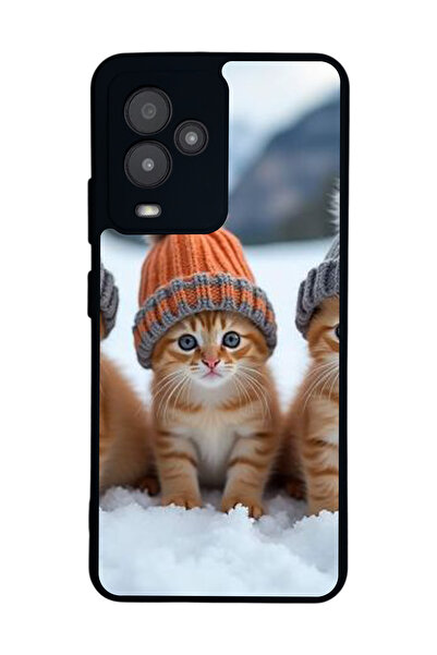 General Mobile متوافق مع GM 24 Pro مطبوع، أسود غير لامع، سيليكون ناعم، واقي، ...