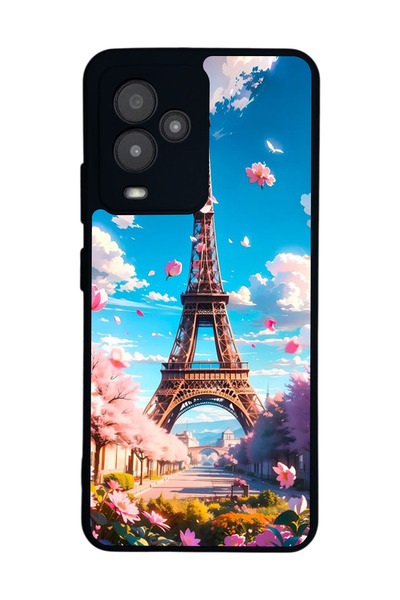 General Mobile متوافق مع GM 24 Pro مطبوع، أسود غير لامع، سيليكون ناعم، واقي، ...