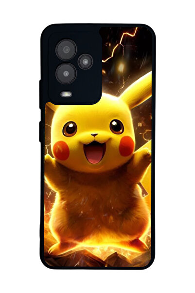 General Mobile متوافق مع GM 24 Pro مطبوع، أسود غير لامع، سيليكون ناعم، واقي، ...