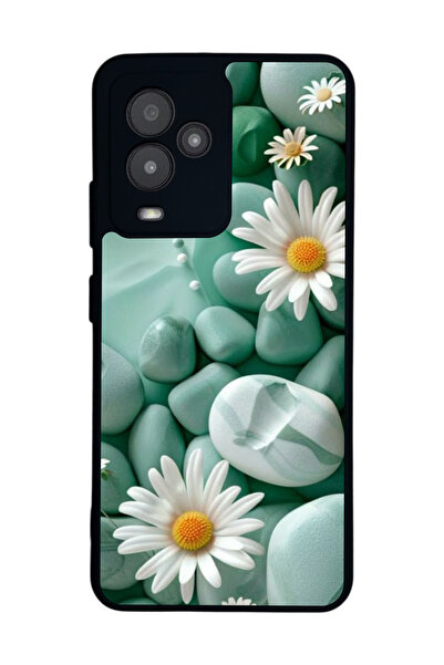 General Mobile متوافق مع GM 24 Pro مطبوع، أسود غير لامع، سيليكون ناعم، واقي، ...