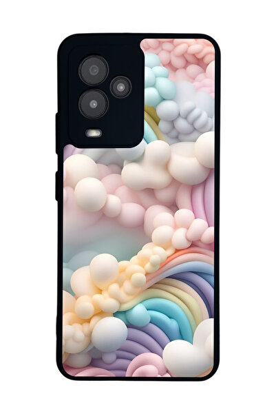 General Mobile متوافق مع GM 24 Pro مطبوع، أسود غير لامع، سيليكون ناعم، واقي، ...